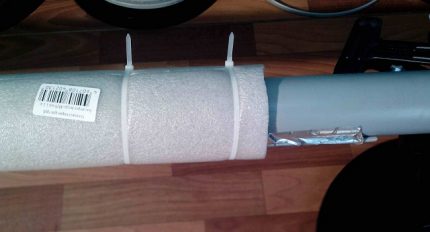 Rules for the arrangement of sewer pipes with heating cable Laying the heating cable