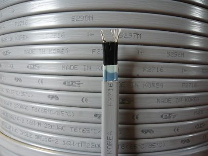 Which heating cable is better to choose for a sewer pipe The choice of heating cable