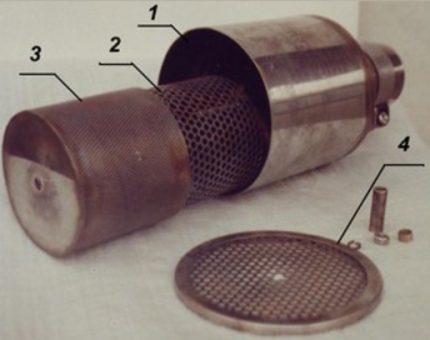 Structural elements of a spark arrester for a chimney Spark Arrester