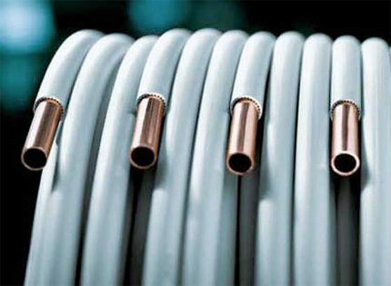 Copper pipe insulation Copper pipe insulation