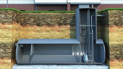 Large sewage pumping station Large sewage pumping station
