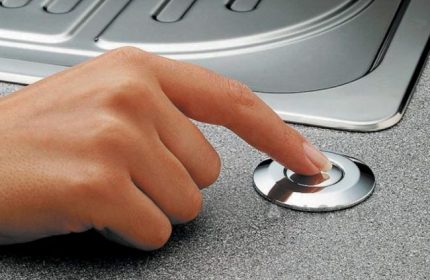 Button to turn on Button to turn on