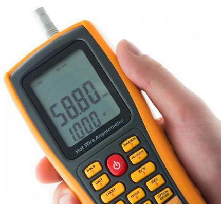 Mga instrumento para sa pagtukoy ng lakas ng hangin Wind meter