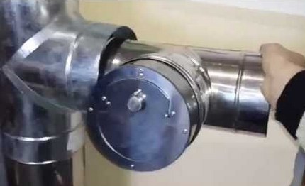 Ang aparato ng stabilizer ng tsimenea Draft stabilizer sa tsimenea sa kalan