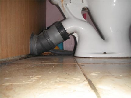 Toilet cuff Toilet cuff