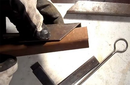 Rectangular pipe cut Rectangular pipe cut