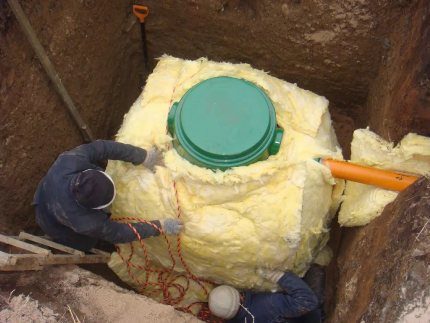 Septic tank insulation Septic tank insulation