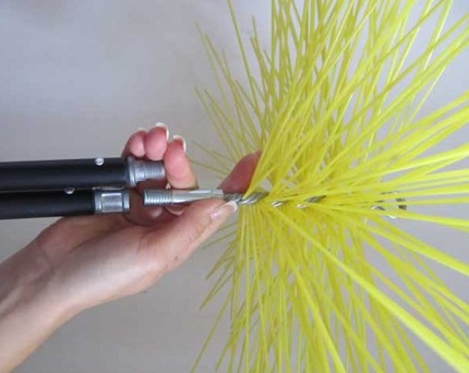 Brosse mécanique de cheminée Brosse en nylon