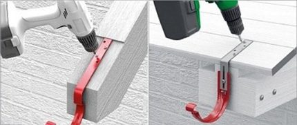 Installing gutter brackets
