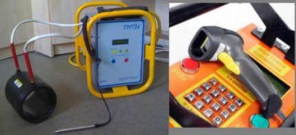 Dispositif de commande de la machine à souder pour tuyaux en polyéthylène Scanner de soudeur