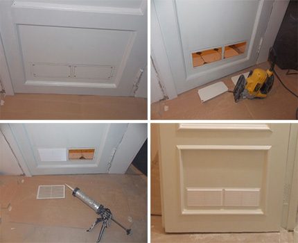 Pemodenan pengudaraan semula jadi di apartmen Proses Pengudaraan Pintu