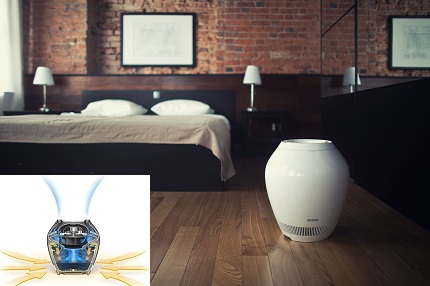 Humidifier and purifier with Bork logo Bork A802