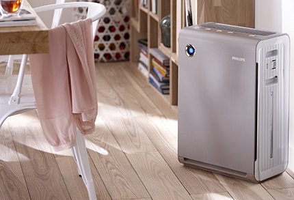 Climatic equipment with an air purifier and a humidifier Climatic complex