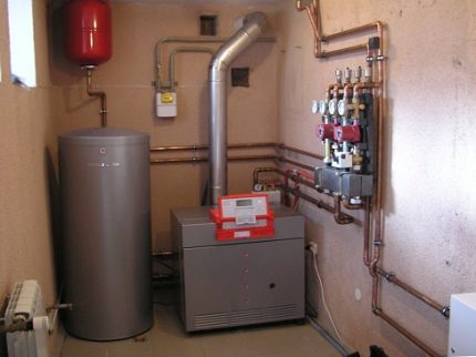 La structure interne du système autonome d'alimentation en gaz Chaufferie pour une chaudière à gaz