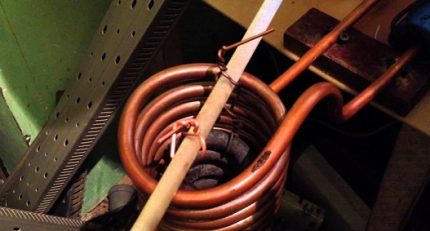 Inductor coil para sa pampainit
