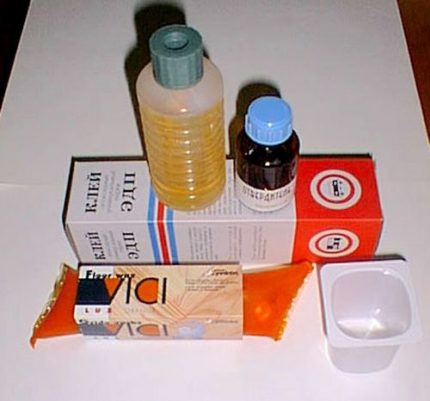 Glue composition Glue composition