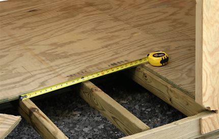 Additional beams Additional lags