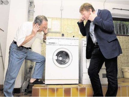 Washing machine is knocking Washing machine is knocking