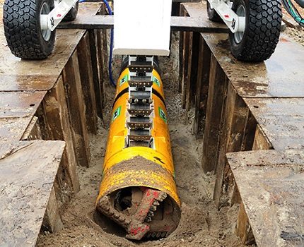 Microtunneling installation Microtunneling installation