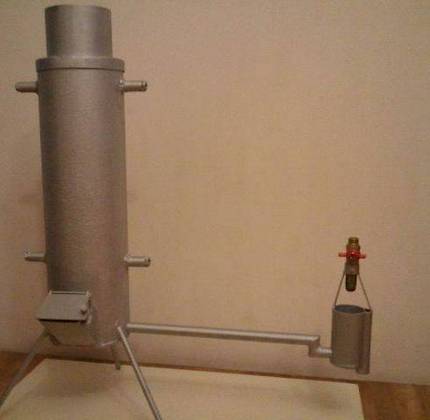 DIY manufacturing option Development furnace with a gas cylinder body