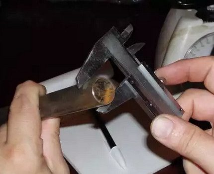 قياس قطر الفرجار قياس قطر الفرجار