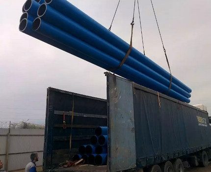 تفريغ الأنابيب في المنشأة تفريغ الأنابيب في المنشأة