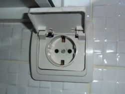 Socket for washing machine Socket for washing machine