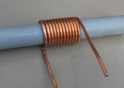 Homemade boiler coil Homemade boiler coil