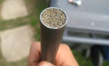 أنبوب مملوء بالرمل أنبوب مملوء بالرمل
