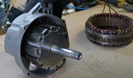 Homemade engine generator