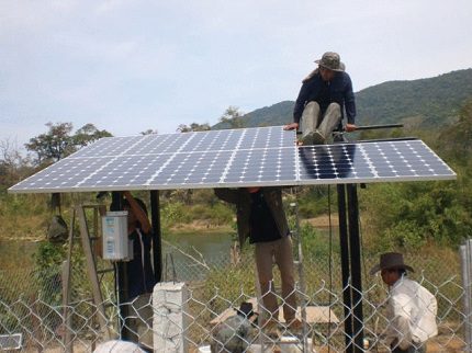 Assemblage et installation du panneau solaire