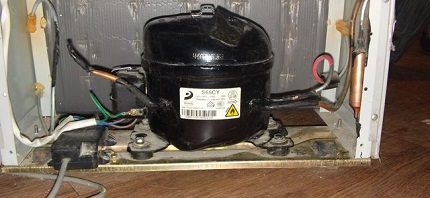 Compressor from an old refrigerator Compressor from an old refrigerator