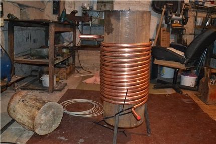 The process of manufacturing a heat exchanger from a tank The process of manufacturing a heat exchanger from a tank