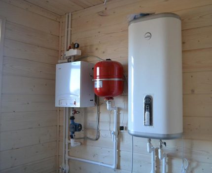 Wall-mount boiler para sa pagpainit sa bahay