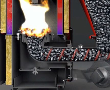 Ang tukoy na porma ng pellet boiler furnace Ang hugis ng pugon ng boiler