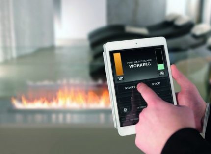 Automated fireplace Automated fireplace