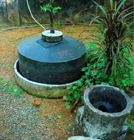 Version indienne d'une simple installation de biogaz Version indienne d'une simple installation de biogaz