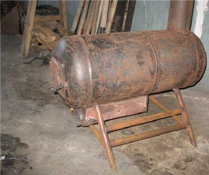 Paano gumawa ng isang do-it-yourself na potbelly stove mula sa isang gas cylinder Potbelly kalan mula sa isang silindro