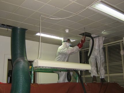 Za složene postupke morat ćete pozvati stručnjake Ventilacijska metoda čišćenja