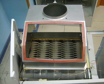 Cast iron heat exchanger mula sa isang gas boiler Cast Iron heat Exchanger