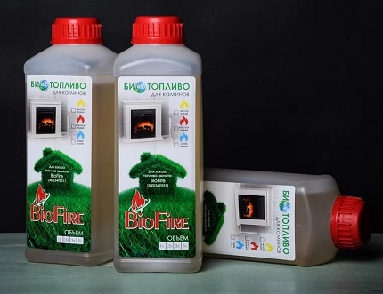 Fuel for a biofireplace Fuel for a biofireplace