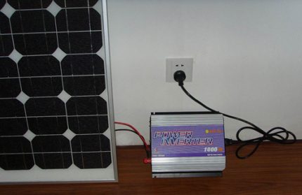 Inverter selection for solar panels by power Inverter power