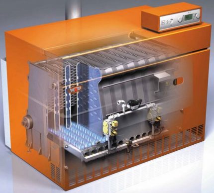 Double-circuit boiler