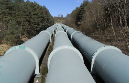 High pressure in the central network Pipeline pressure