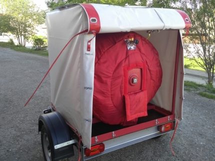 Insulated mobile tank mini mini tank Proteksyon ng tanke ng gasolina