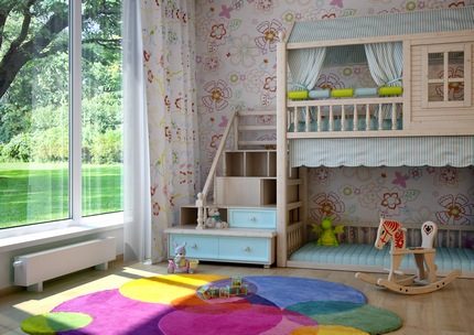 Máy nước nóng kiểu convector trong vườn ươm Tầng đối lưu an toàn cho trẻ em