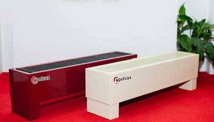 Lò sưởi thép Polvax Mô hình đối lưu sàn Polvax