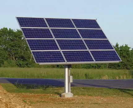 Panneau solaire sur le système de rails Panneau solaire sur le système de rails