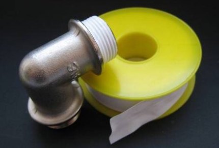 Fum tape para sa gas valve