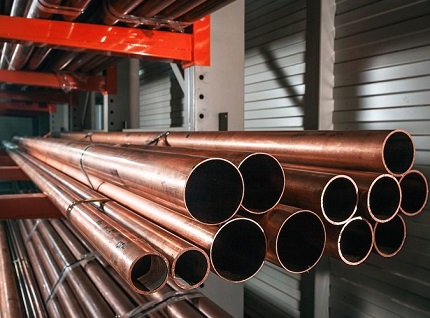 Carbide types of copper pipes for plumbing systems Solid copper pipes